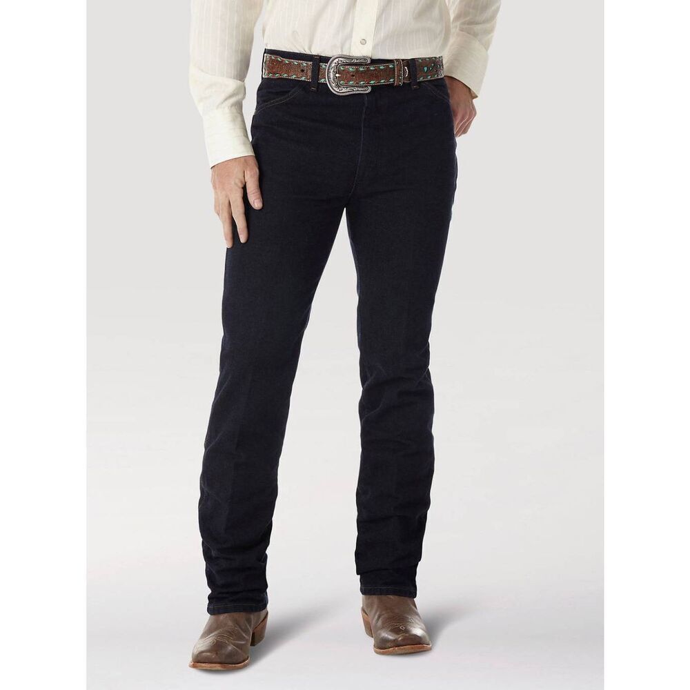 Wrangler Cowboy Cut Silver Edition Slim Fit Jeans 36x30 10933SEDD Dark Denim